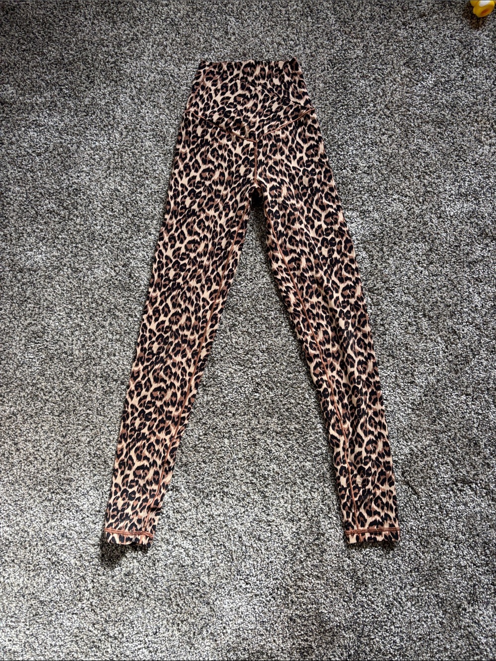 aerie Leopard Print High-Waist Leggings - Brown & Black